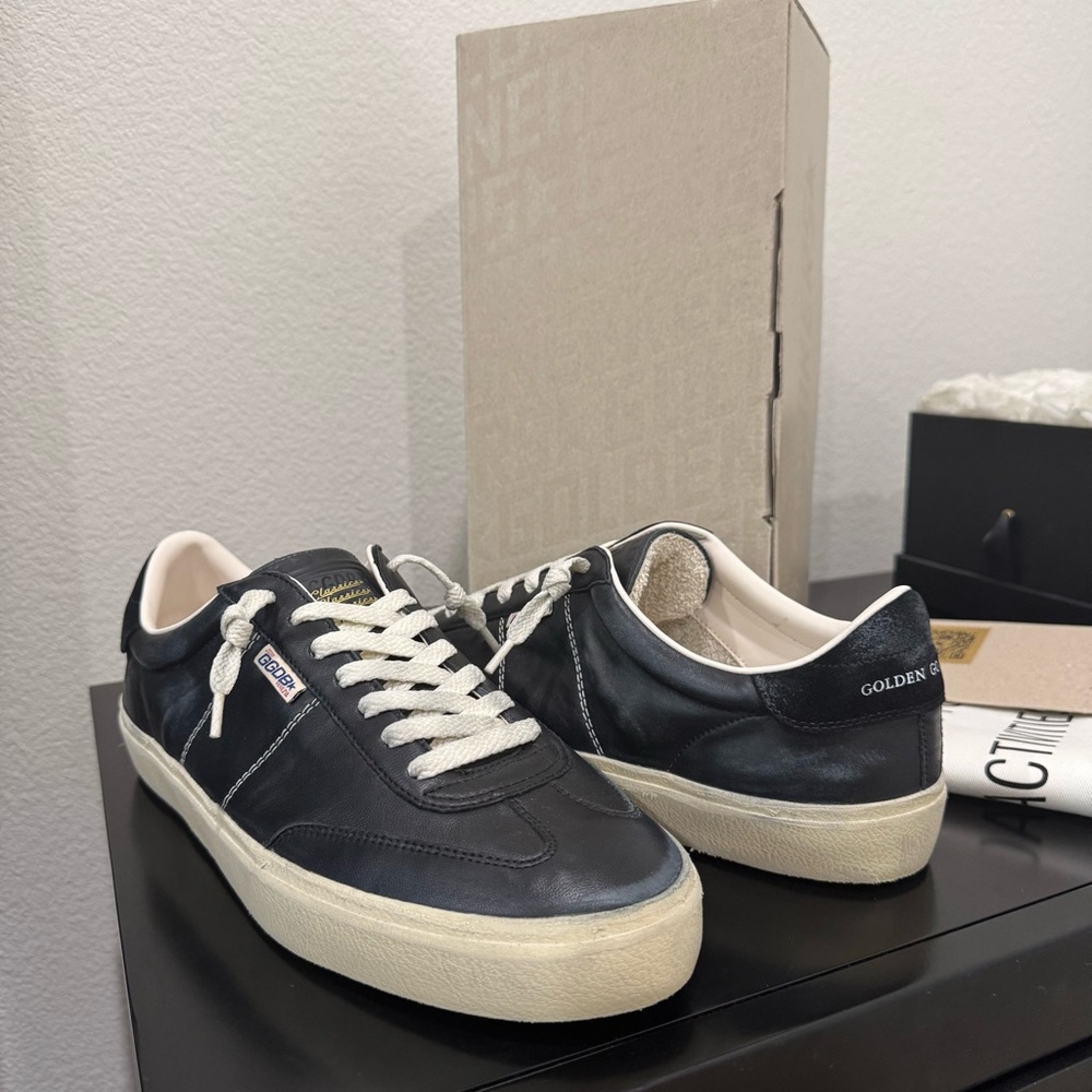 Golden Goose Soul Star Sneaker Leather Black 45 - Picture 4 of 7